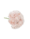 8 roses sur tige en mousse pour mariage roses
