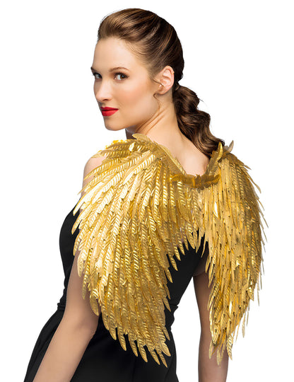 Ailes d'ange glamour pour adulte dorées