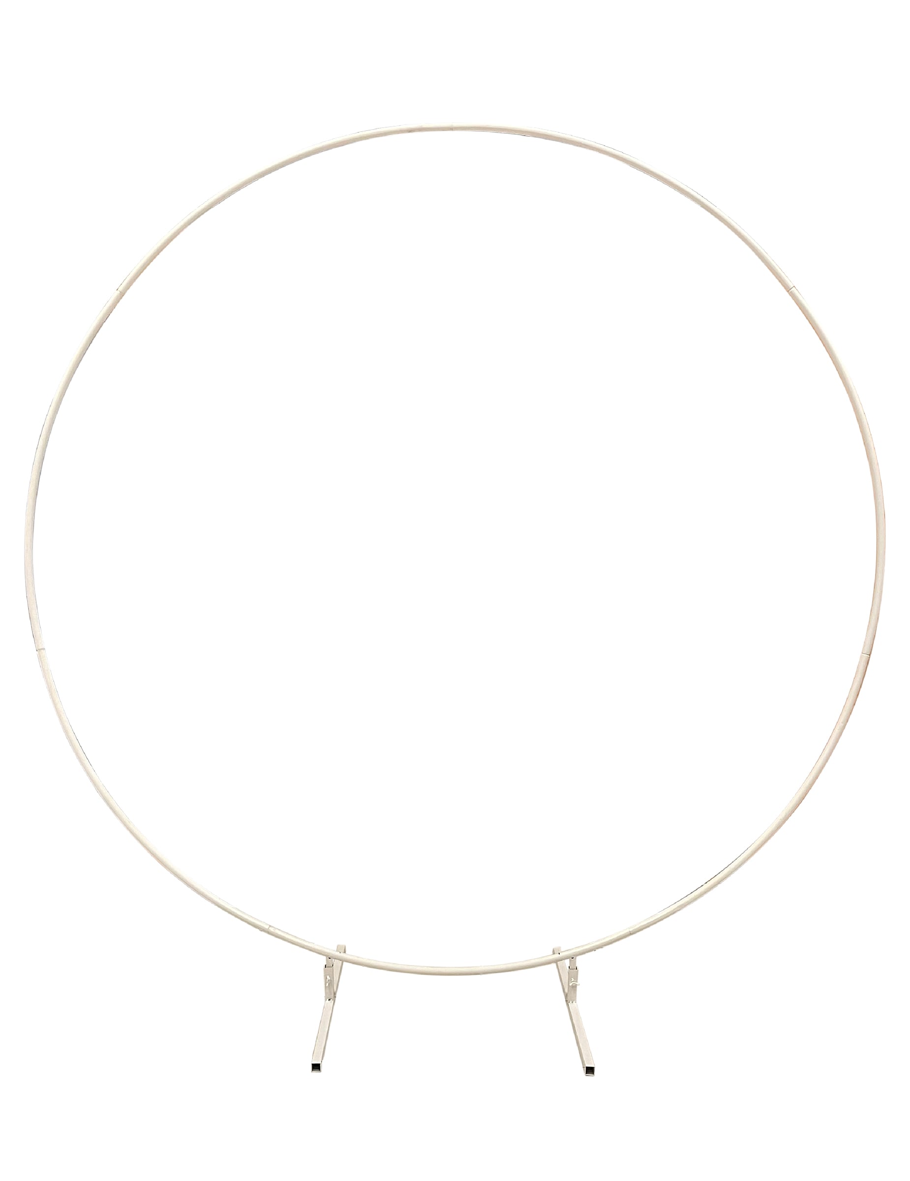 Détail du pied de support de l'arche ronde de fête pour décoration