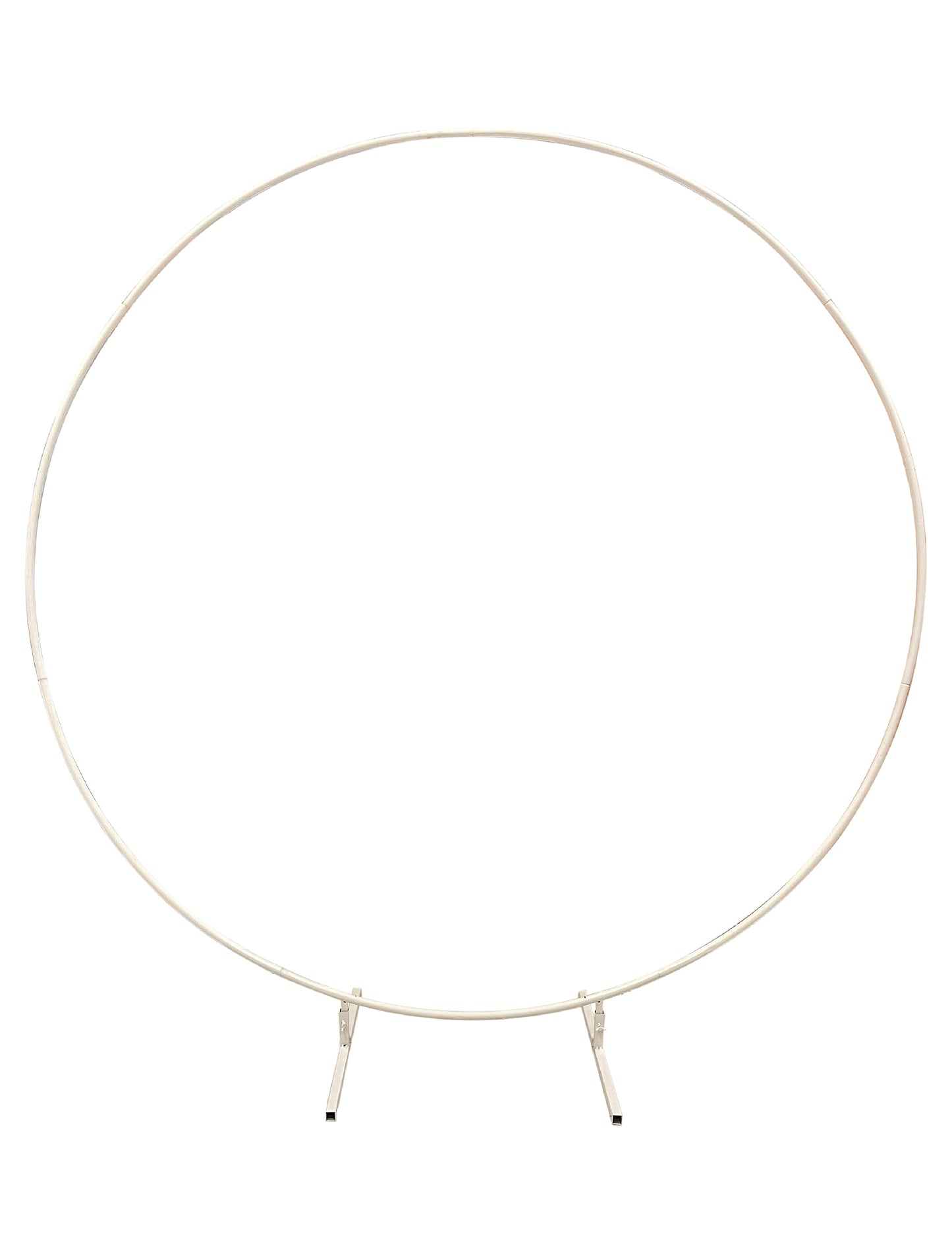 Détail du pied de support de l'arche ronde de fête pour décoration