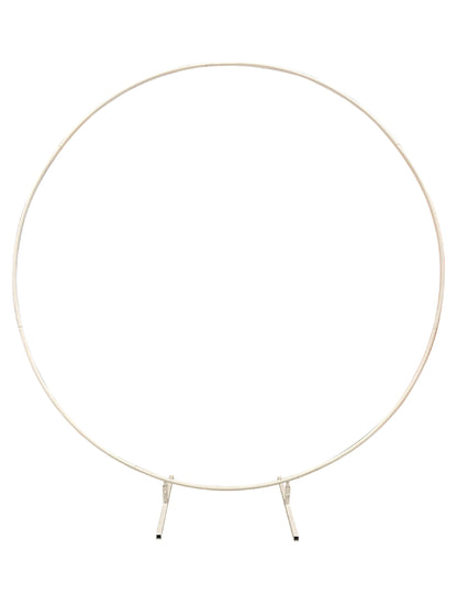 Détail du pied de support de l'arche ronde de fête pour décoration