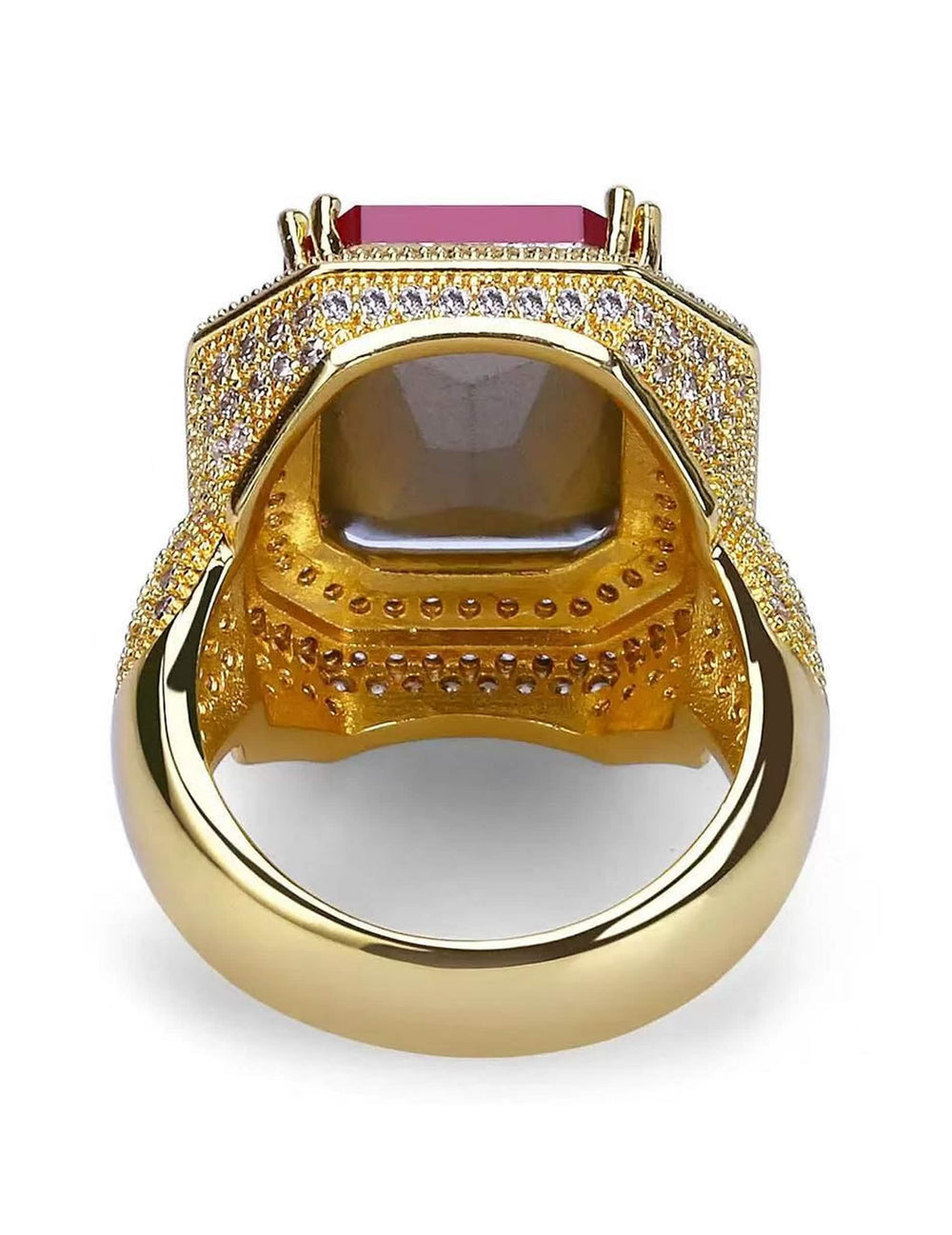 Vue de dessous de la bague de Saint-Nicolas luxe pour adulte