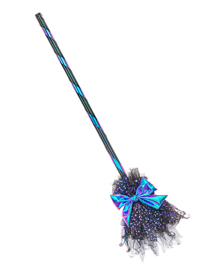 Noidan luuta sinisellä rusetilla 85 cm