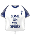 Valkoinen pelipaidan muotoinen foliopallo Tottenham Hotspur Football Club 52 x 51 cm