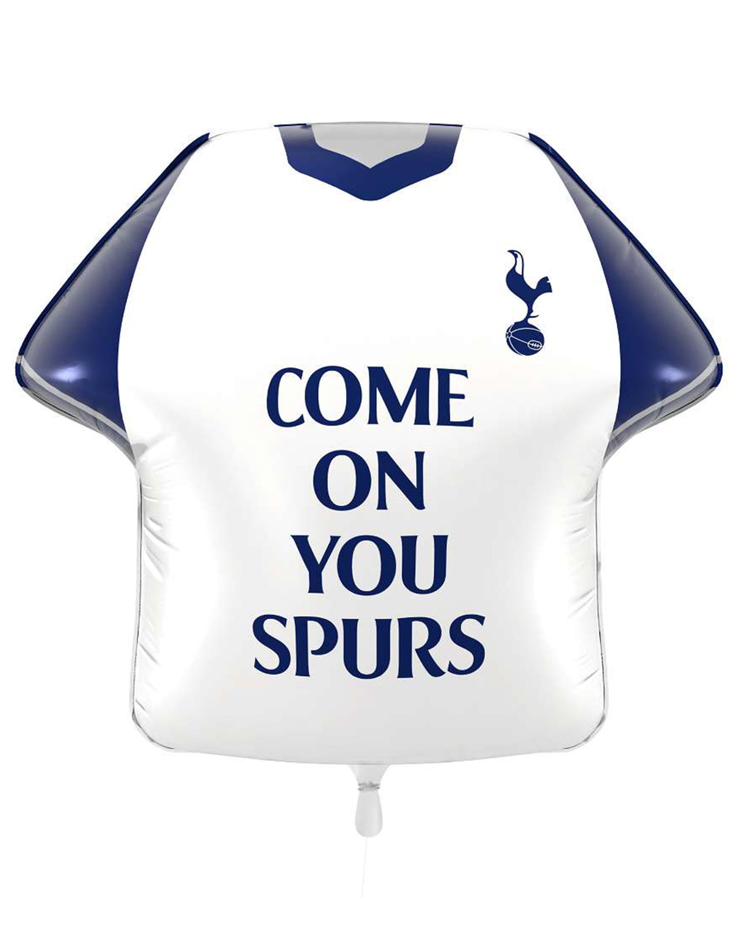 Valkoinen pelipaidan muotoinen foliopallo Tottenham Hotspur Football Club 52 x 51 cm