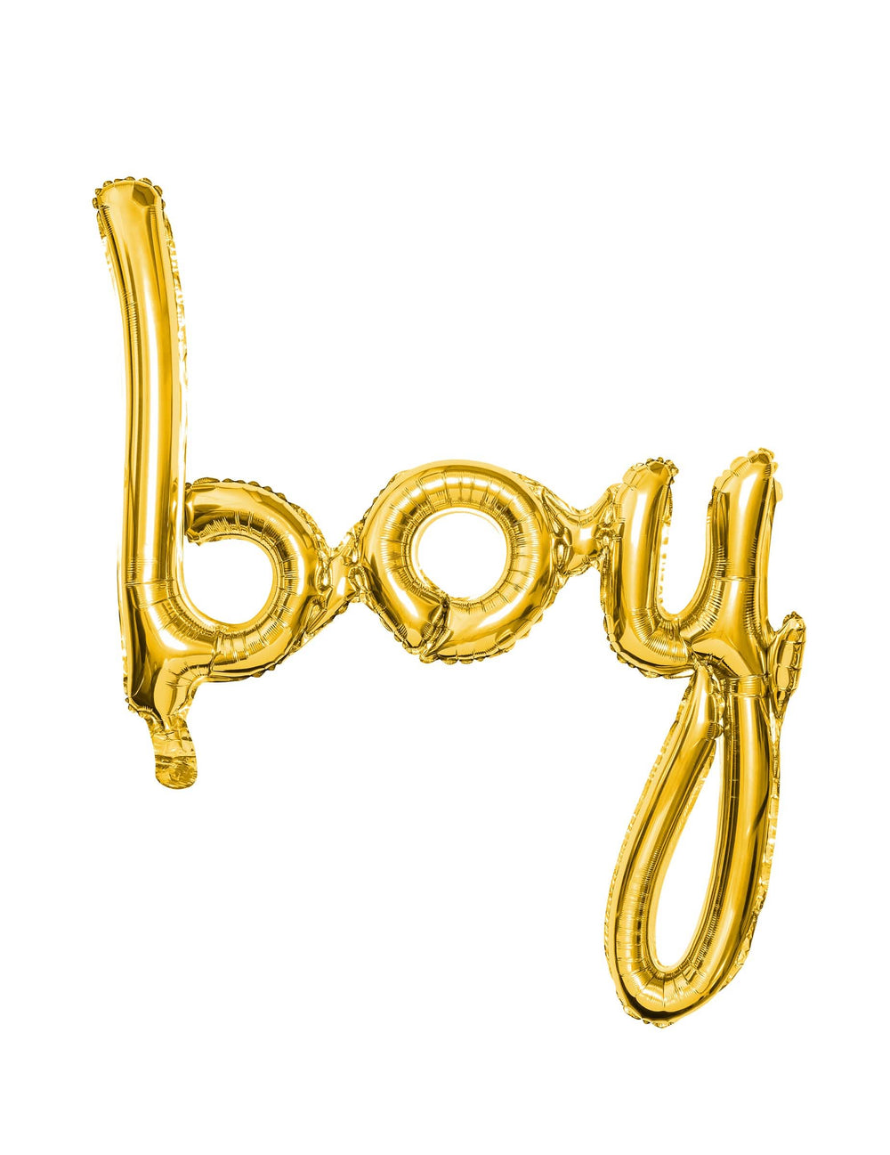 Ballon aluminium boy pour fête doré