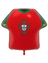 Portugalin jalkapalloliiton pelipaidan muotoinen foliopallo