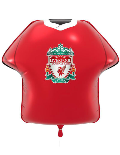 Pelipaidan muotoinen foliopallo Liverpool Football Club 52 x 51 cm