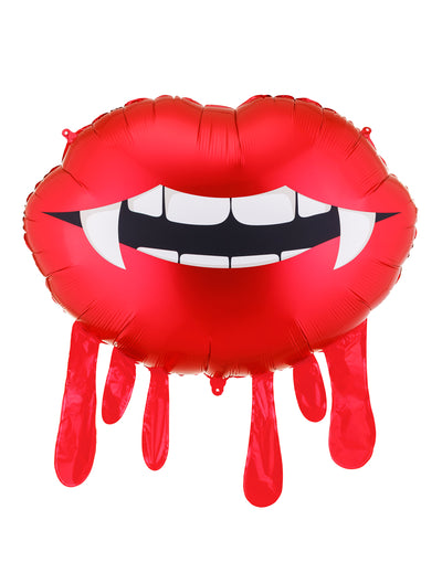 Ballon aluminium bouche de vampire 92 x 60 cm