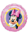Ballon aluminium Minnie rose pastel