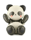 Ballon aluminium Panda pour fête noir et blanc