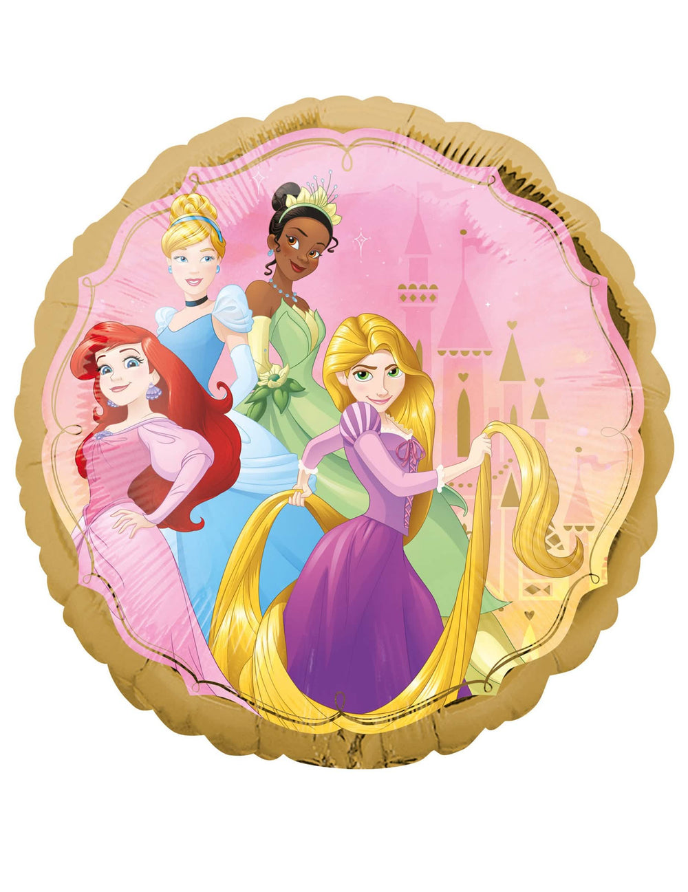 Toinen puoli Princesses Disney -alumiinipallosta, kaksipuolinen, lapset