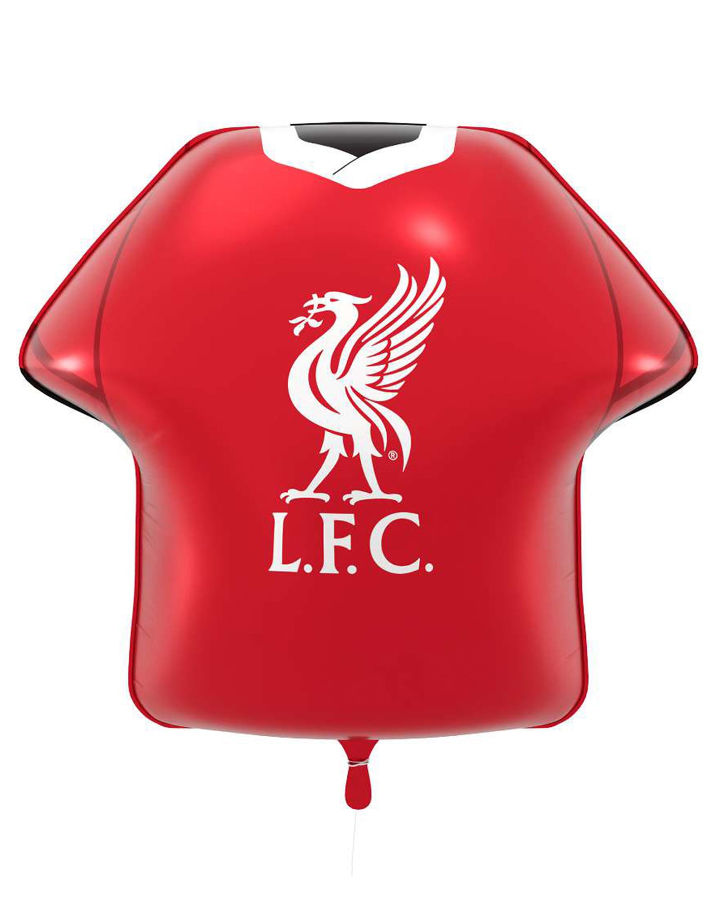 Punainen pelipaidan muotoinen foliopallo Liverpool Football Club 52 x 51 cm