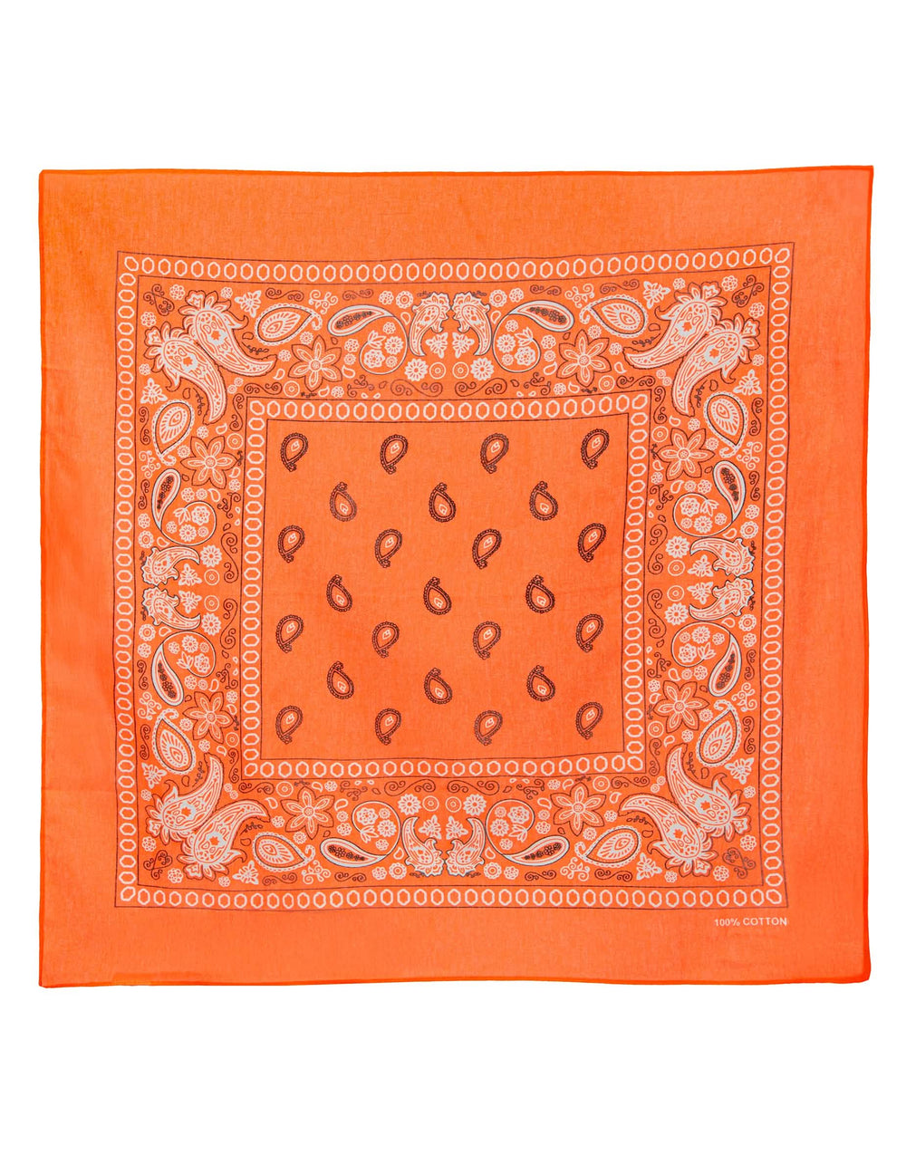 Aikuiset oranssi neon bandana tasokuvassa