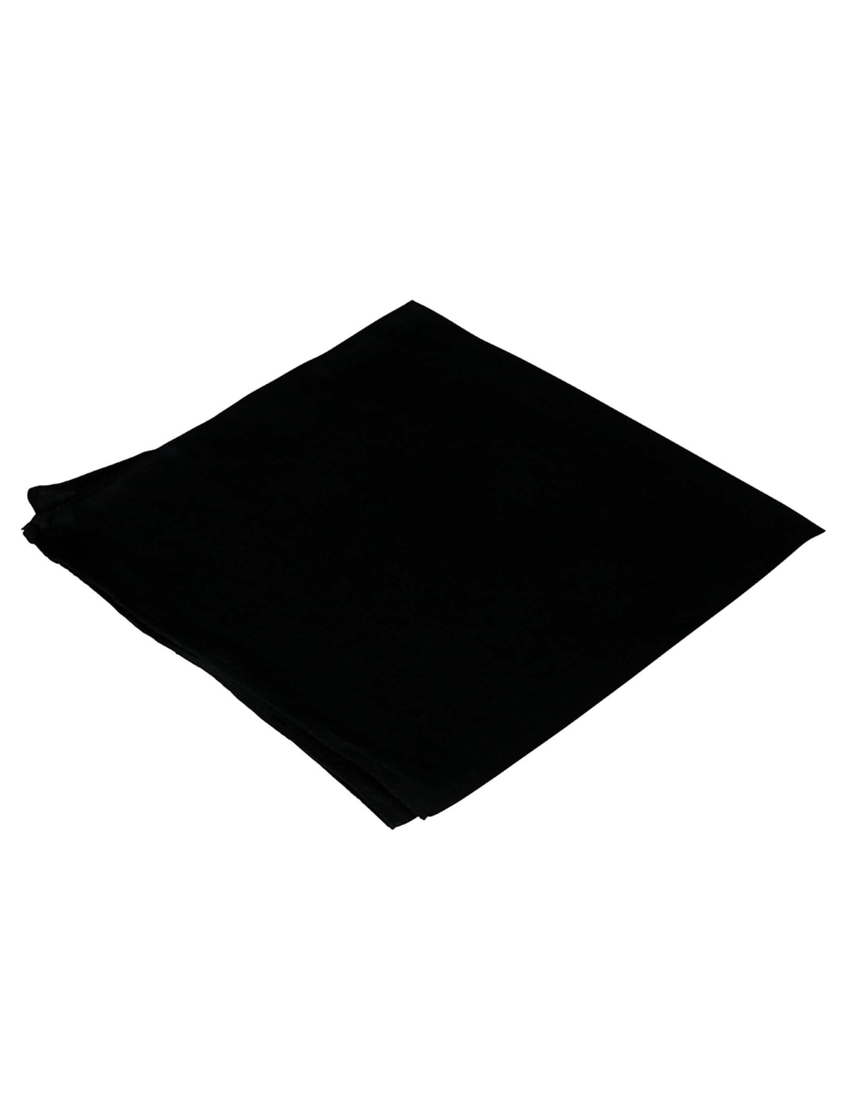 Vue pliée du bandana uni pour adulte