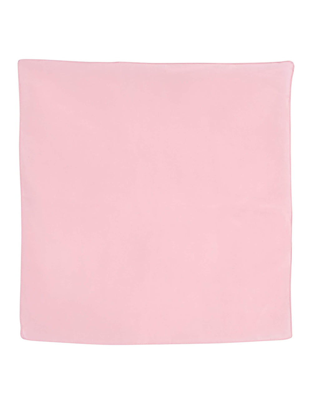 Vue à plat du bandana uni rose