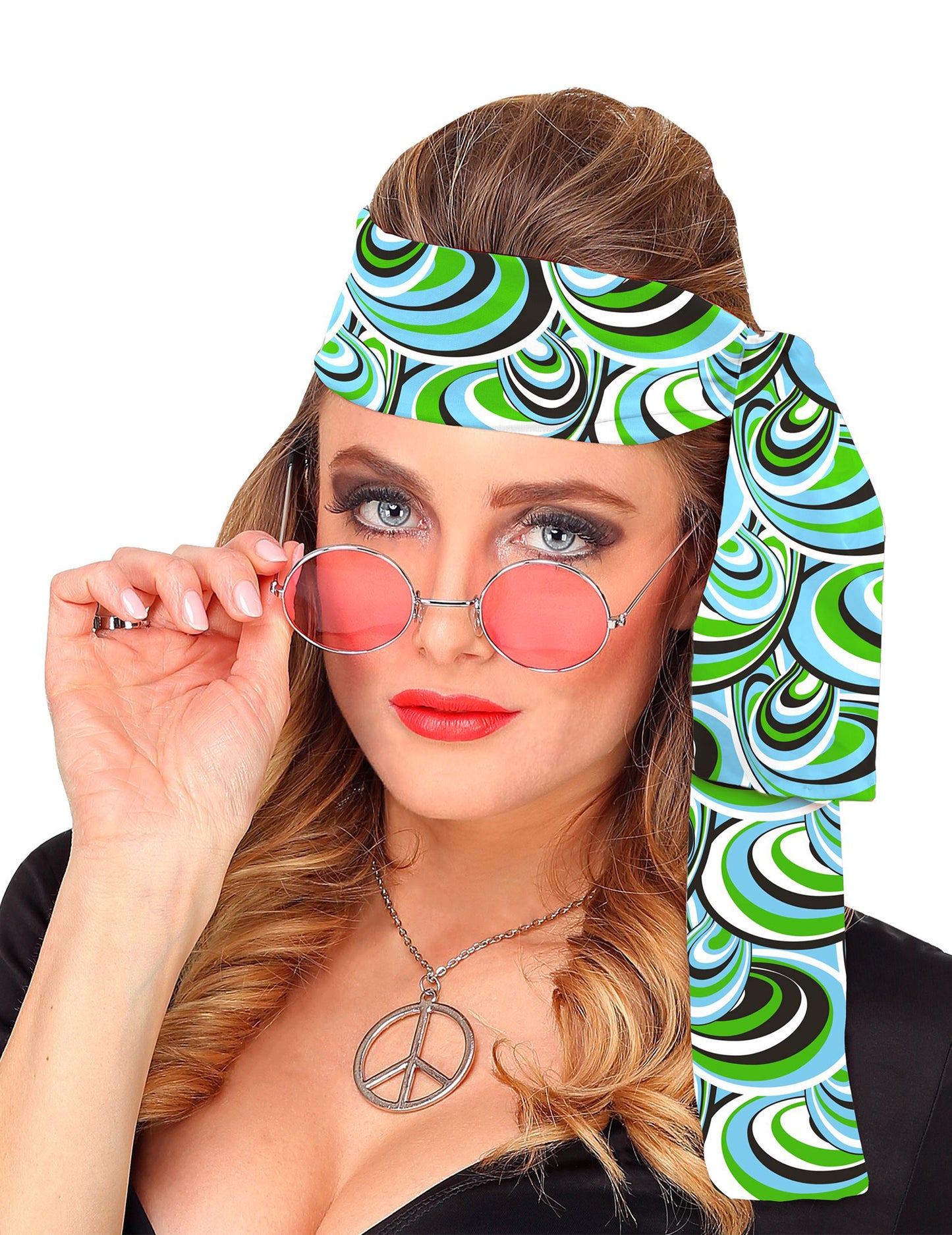 Vue de face du bandeau années 70 waves