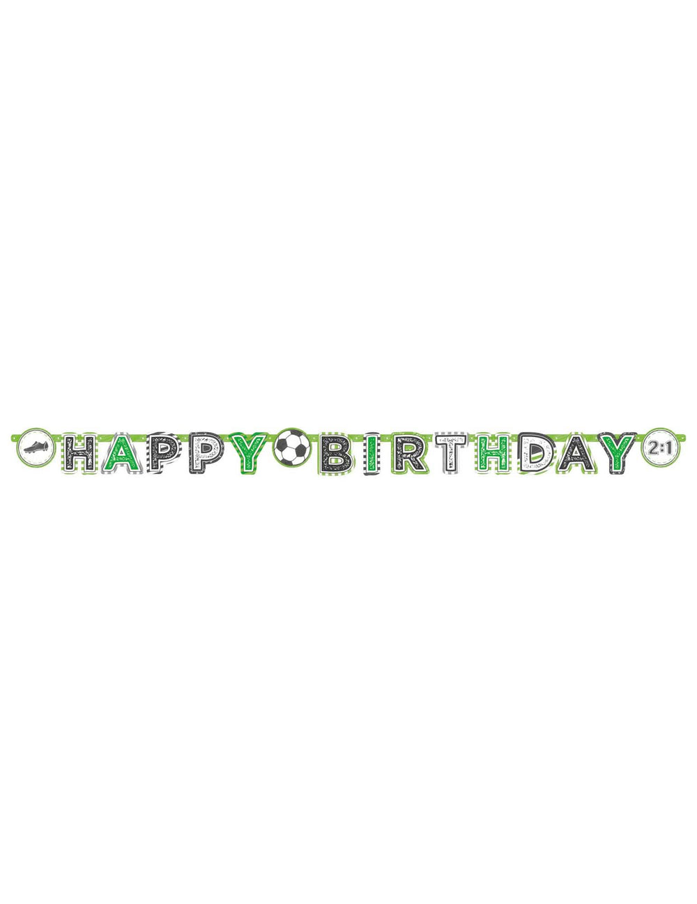 Yleiskuva Happy Birthday Football -paperiviiristä