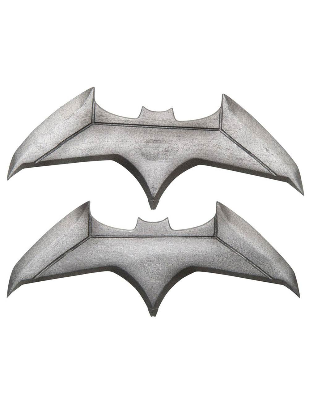 Batarangs Batman pour adulte gris aspect métallique