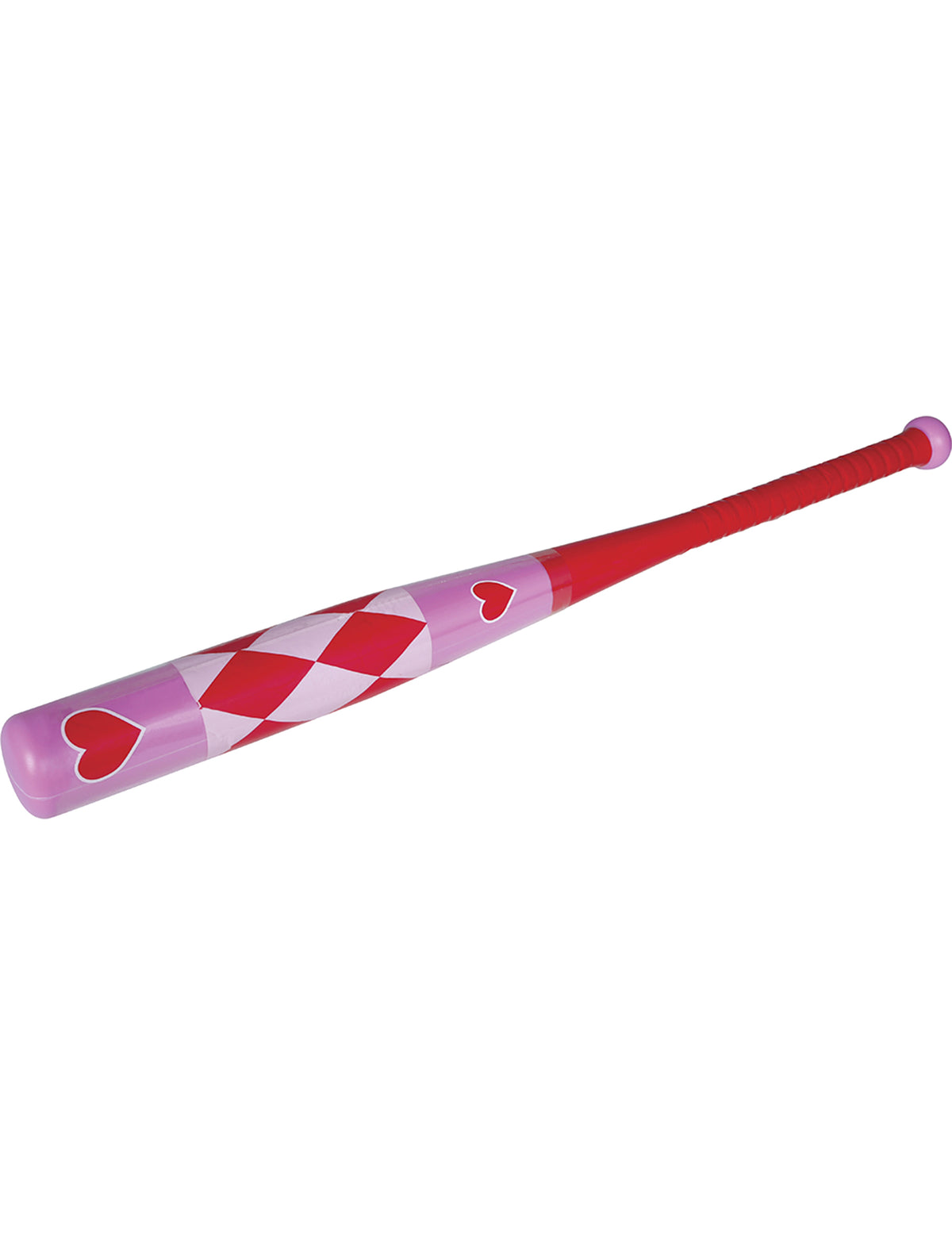 Vaaleanpunainen pesäpallomaila sydämellä 73 cm