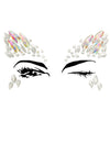 Bijoux pour visage adhésifs motifs céleste pour adulte irisés aux reflets multicolores