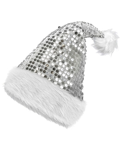 Vue de profil du bonnet de Noël