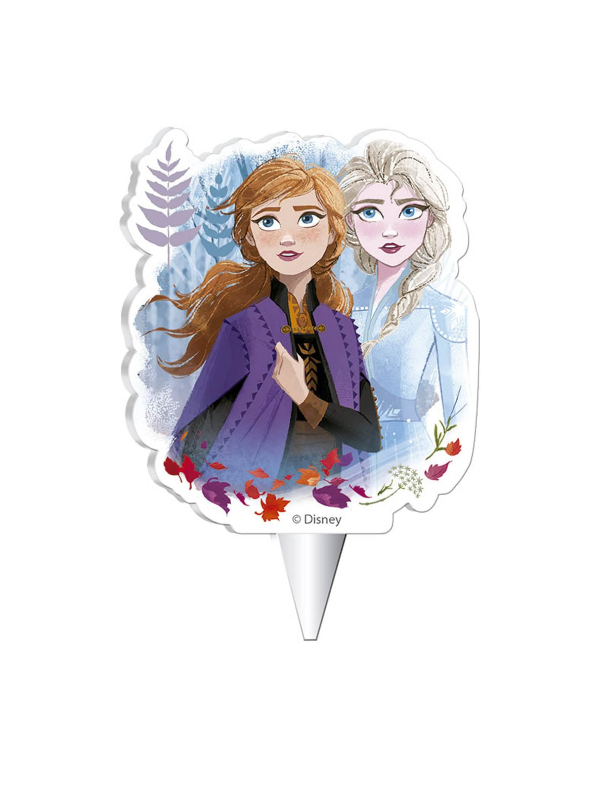 Synttäritkynttilä Frozen 2 lapset Anna ja Elsa