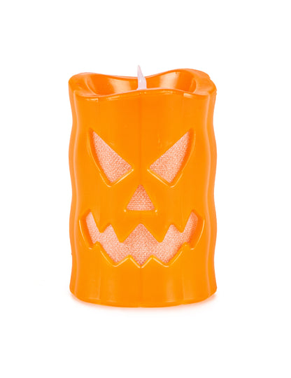 Kurpitsa LED-kynttilä 10 cm