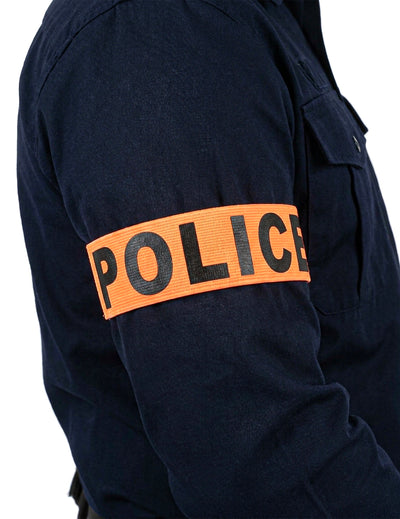 Aikuisten säädettävä poliisin käsivarsinauha