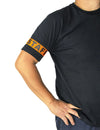 Brassard staff pour adulte orange et noir