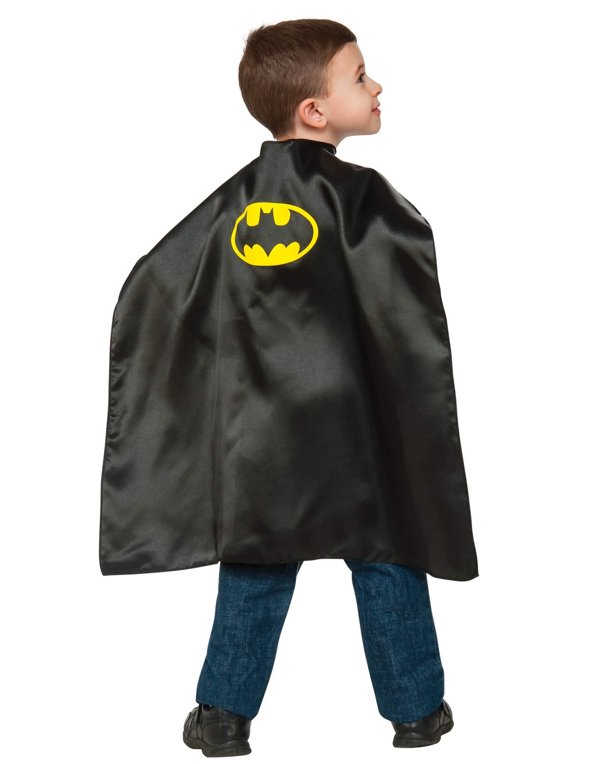 Batman™-viitta lapsille, musta, keltaisella logolla