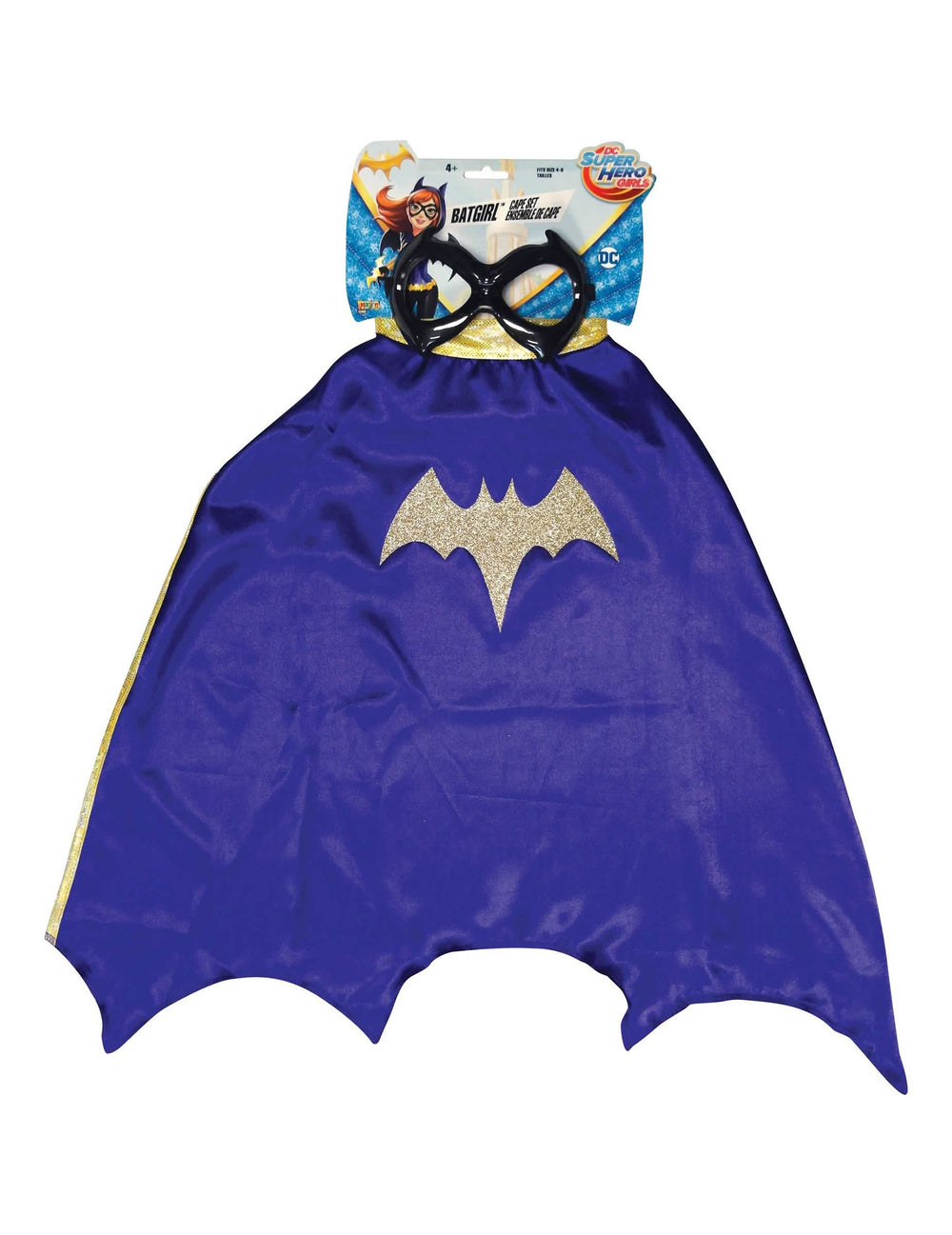 Batgirl Super Hero Girls™ -viitan ja naamion yleiskuva lapsille