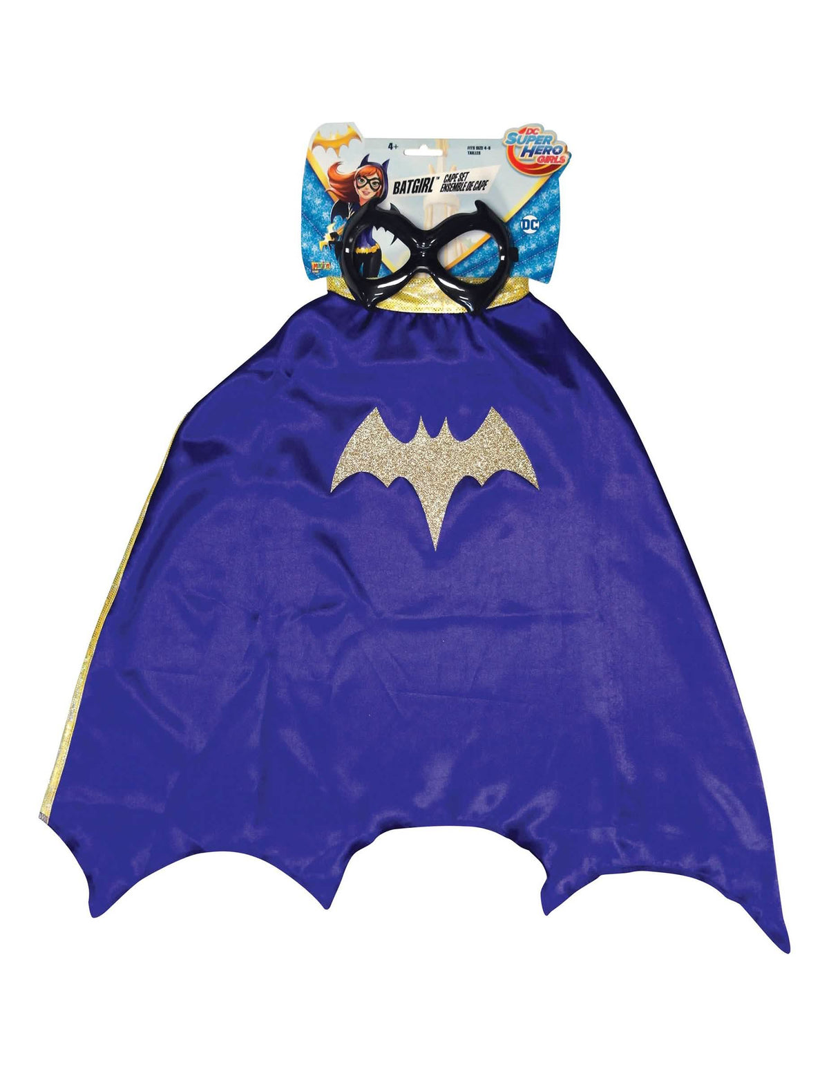 Batgirl Super Hero Girls™ -viitan ja naamion yleiskuva lapsille