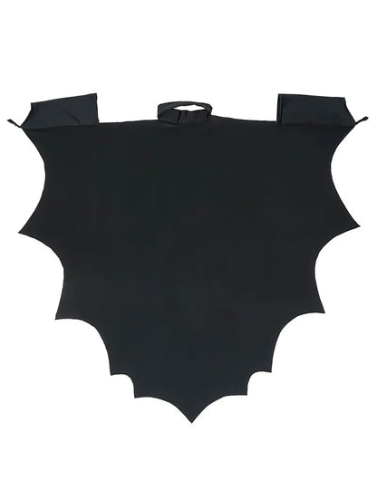 Vue à plat de la cape vampire chauve-souris pour enfant