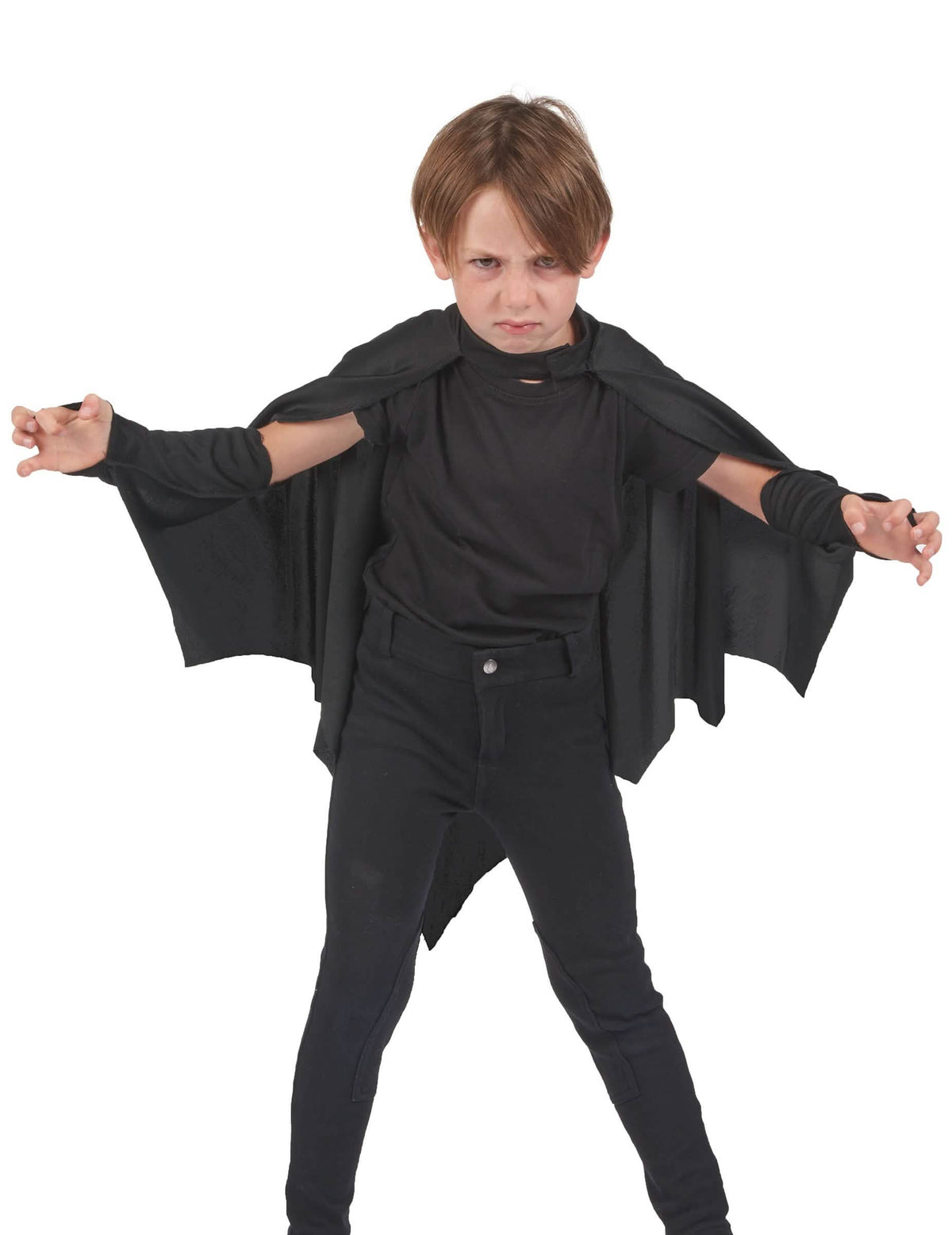 Lasten vampyyri-lepakko -viitan etunäkymä