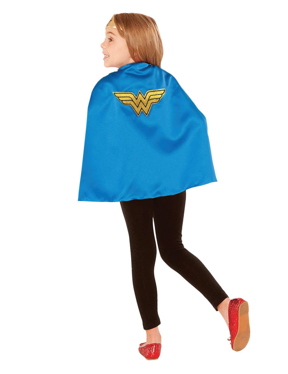 Wonder Woman -viitta lapset sininen kulta-logolla