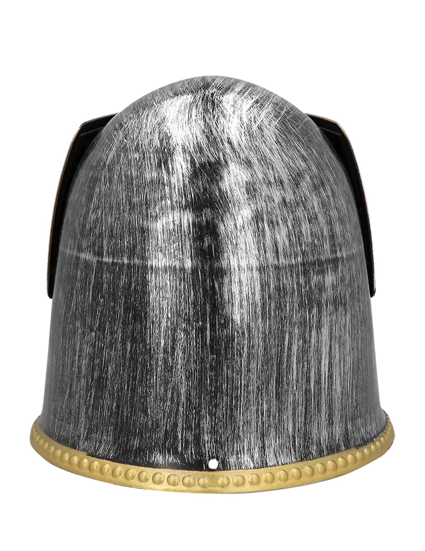 Vue de dos du casque de chevalier médiéval