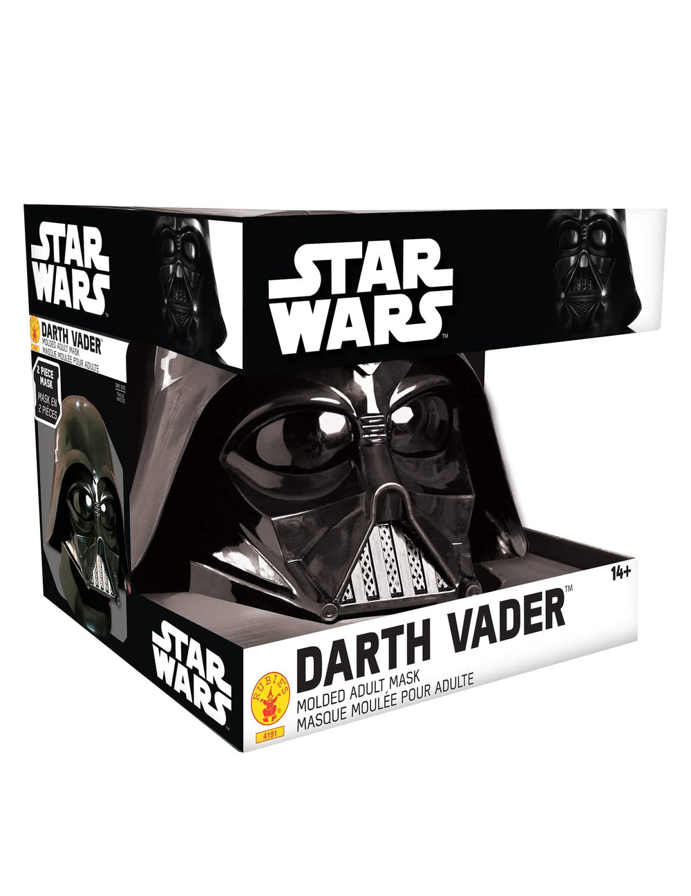 Boîte d'emballage du casque intégral 2 pièces Dark Vador Star Wars