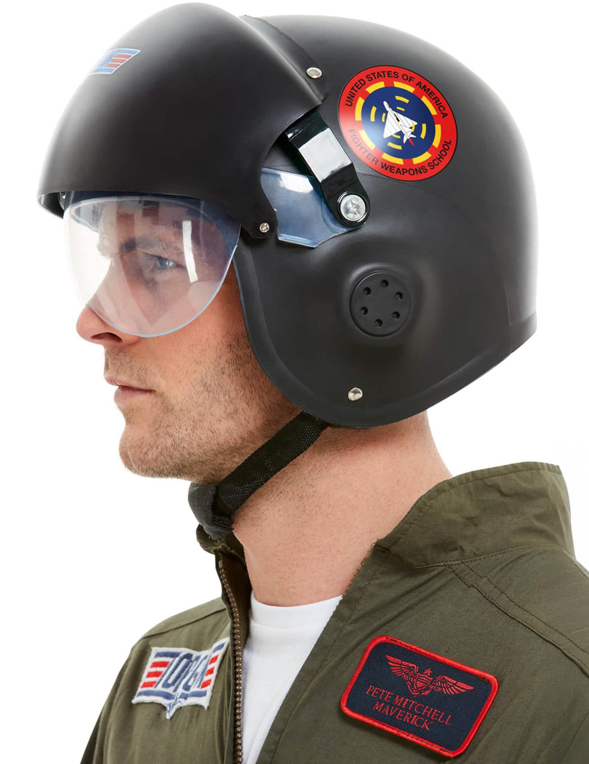 Top Gun™ Deluxe -kypärän sivulogon yksityiskohta