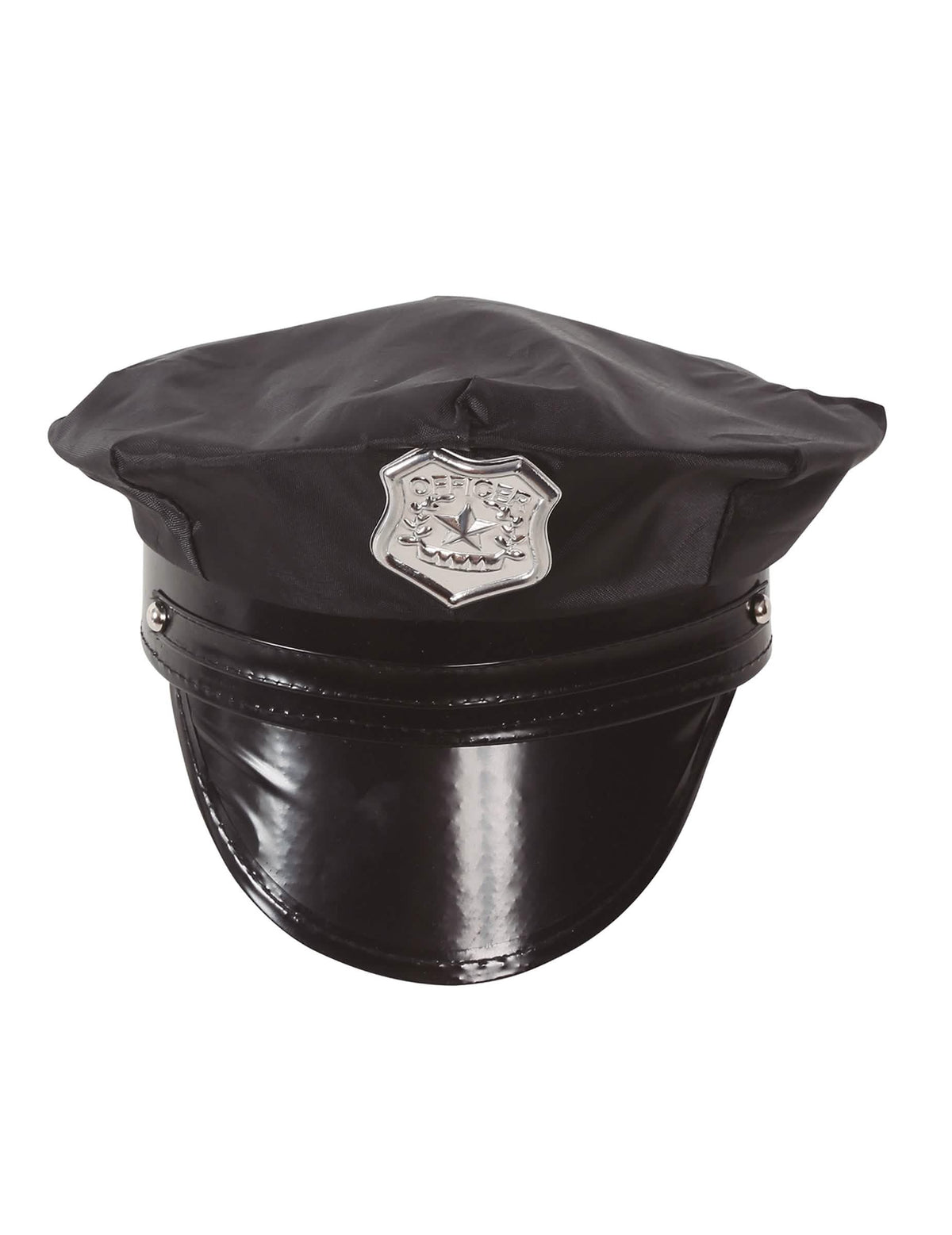 Poliisin lippiksen etunäkymä lapsille