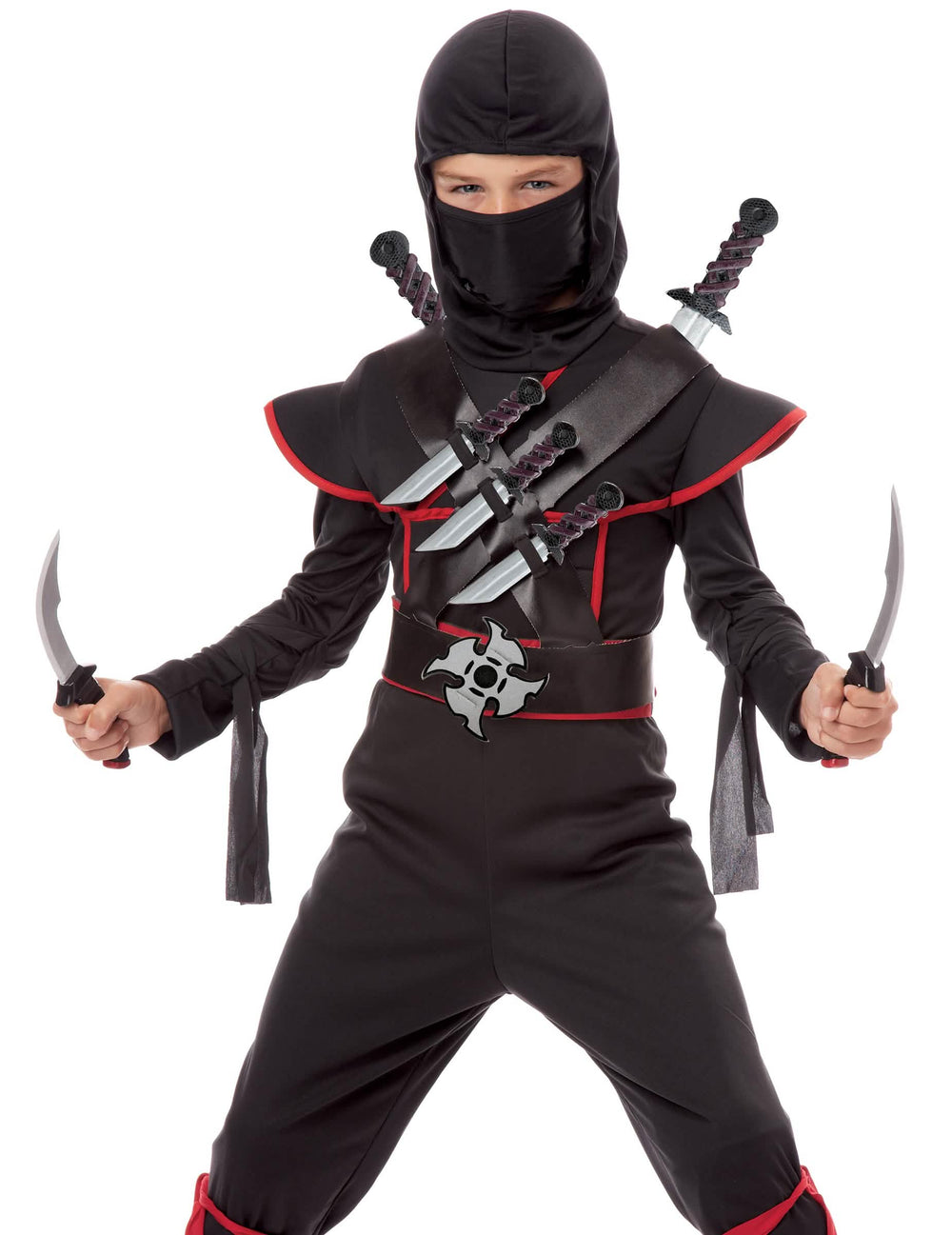 Mise en situation de la ceinture d'armes ninja