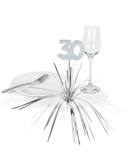 Mise en situation du centre de table 30 ans