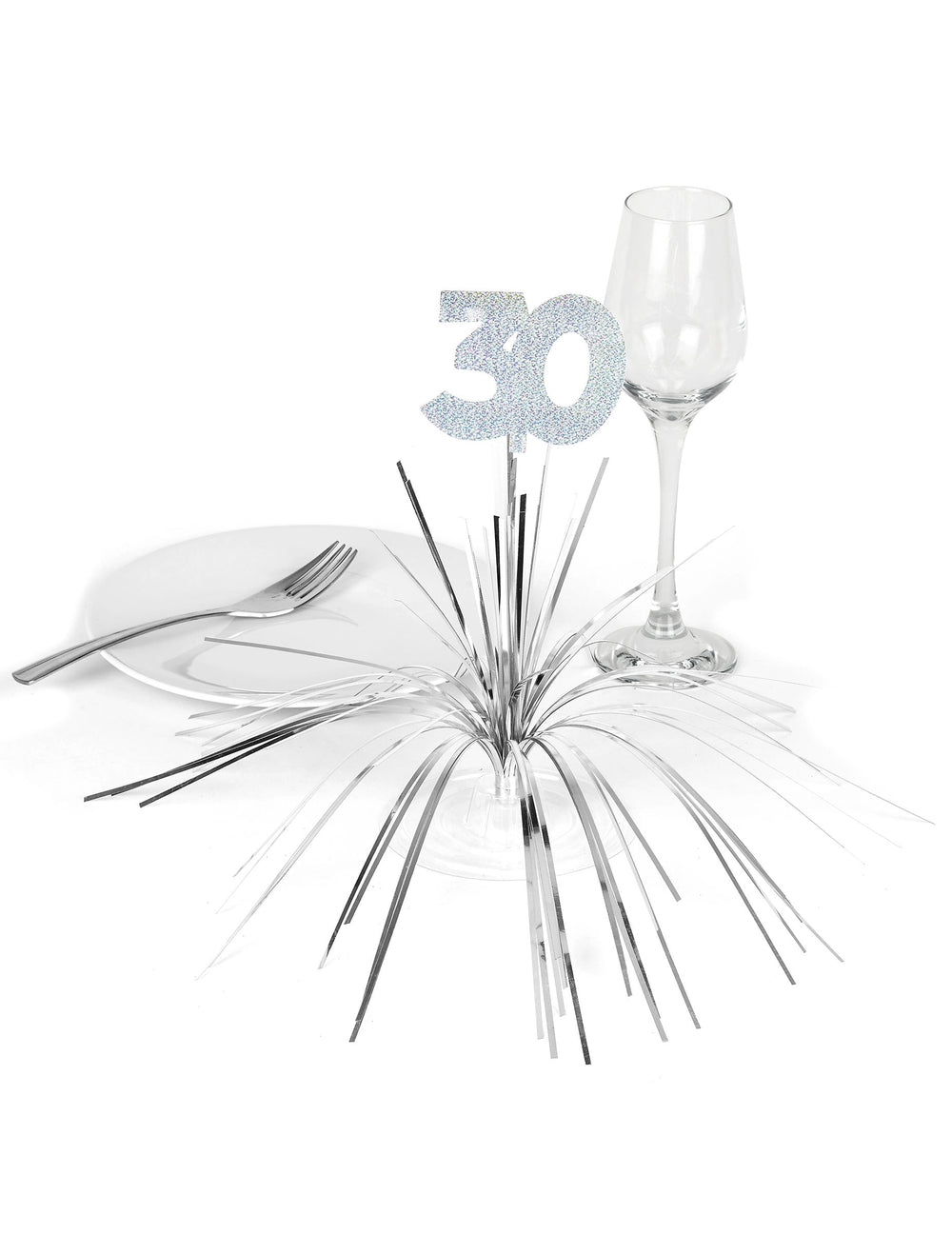 Mise en situation du centre de table 30 ans