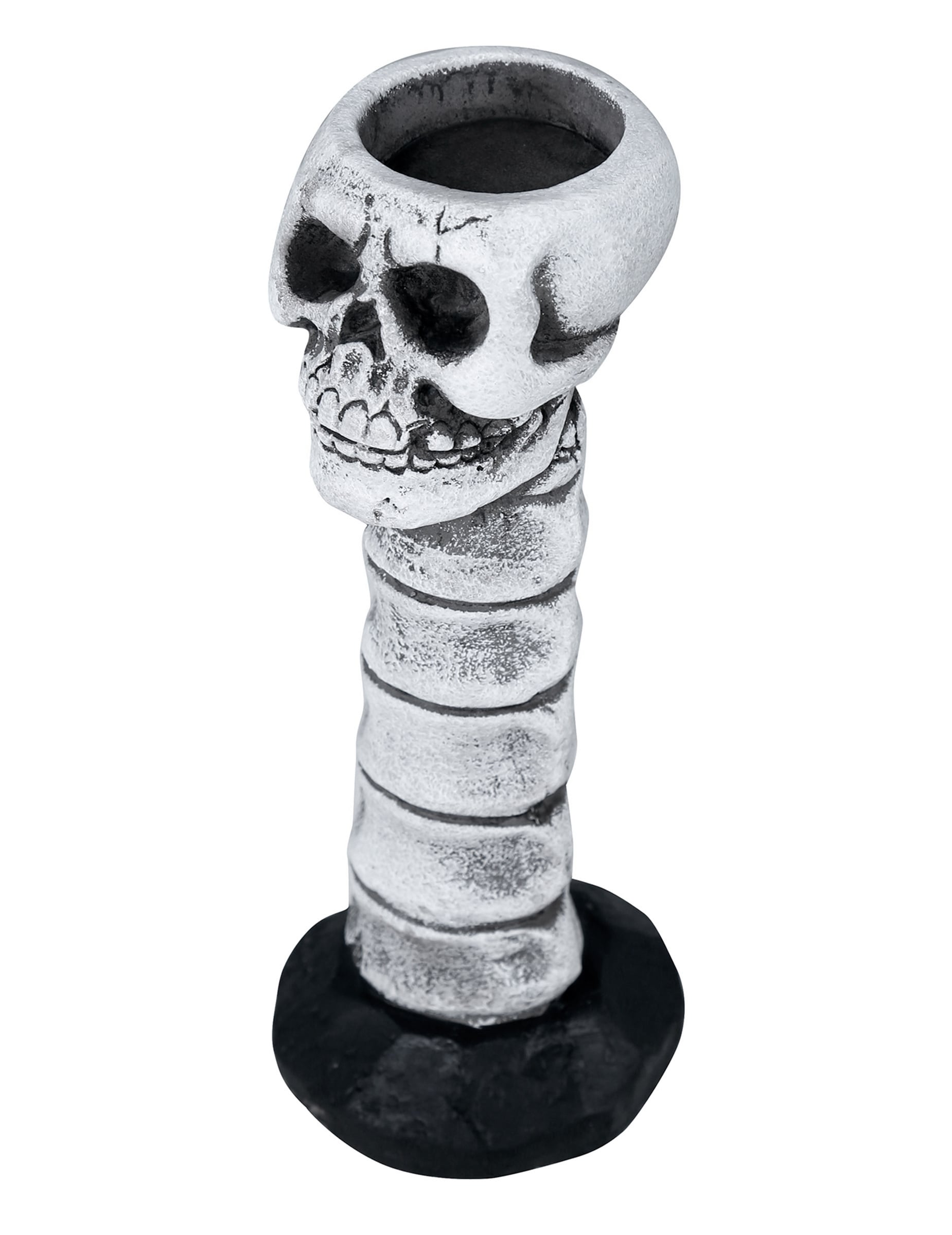 Vue de dessus du chandelier tête de mort