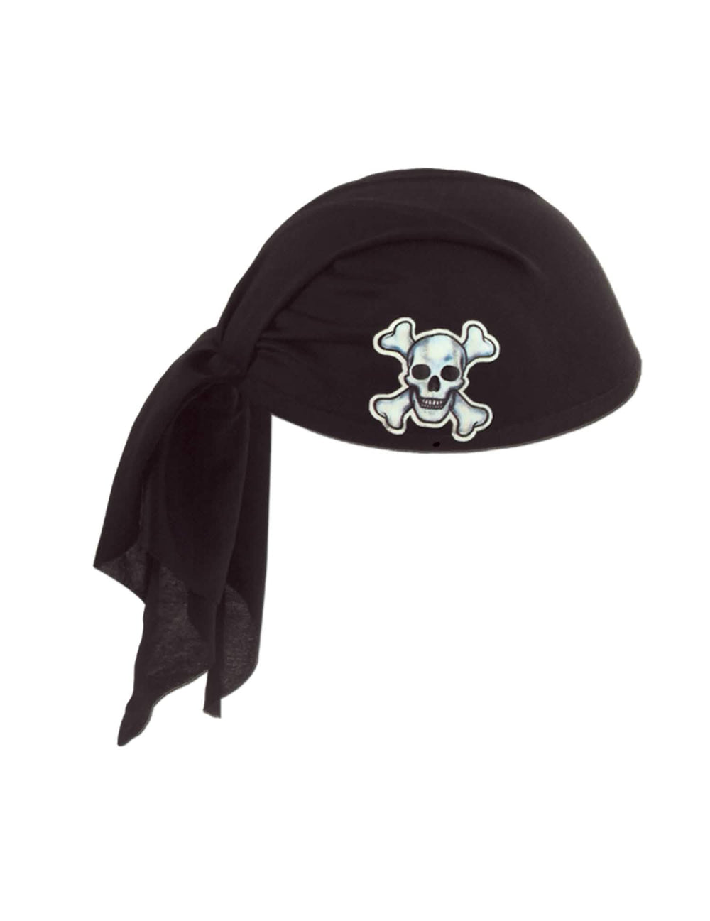aikuiset bandana-piraattilakki musta pääkallon kanssa