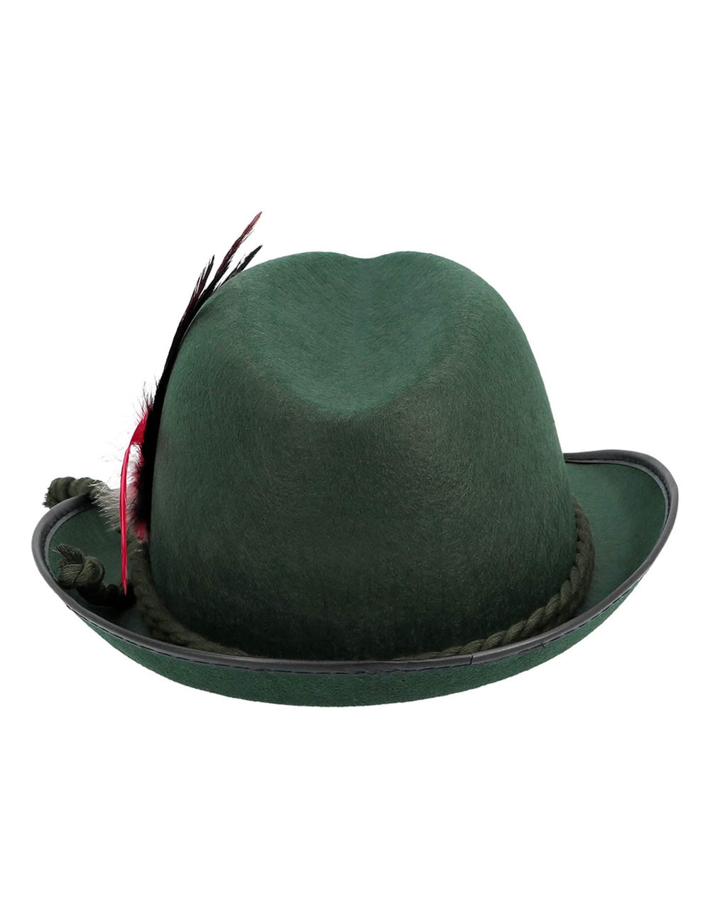 Détail de la plume et du cordon du chapeau bavarois