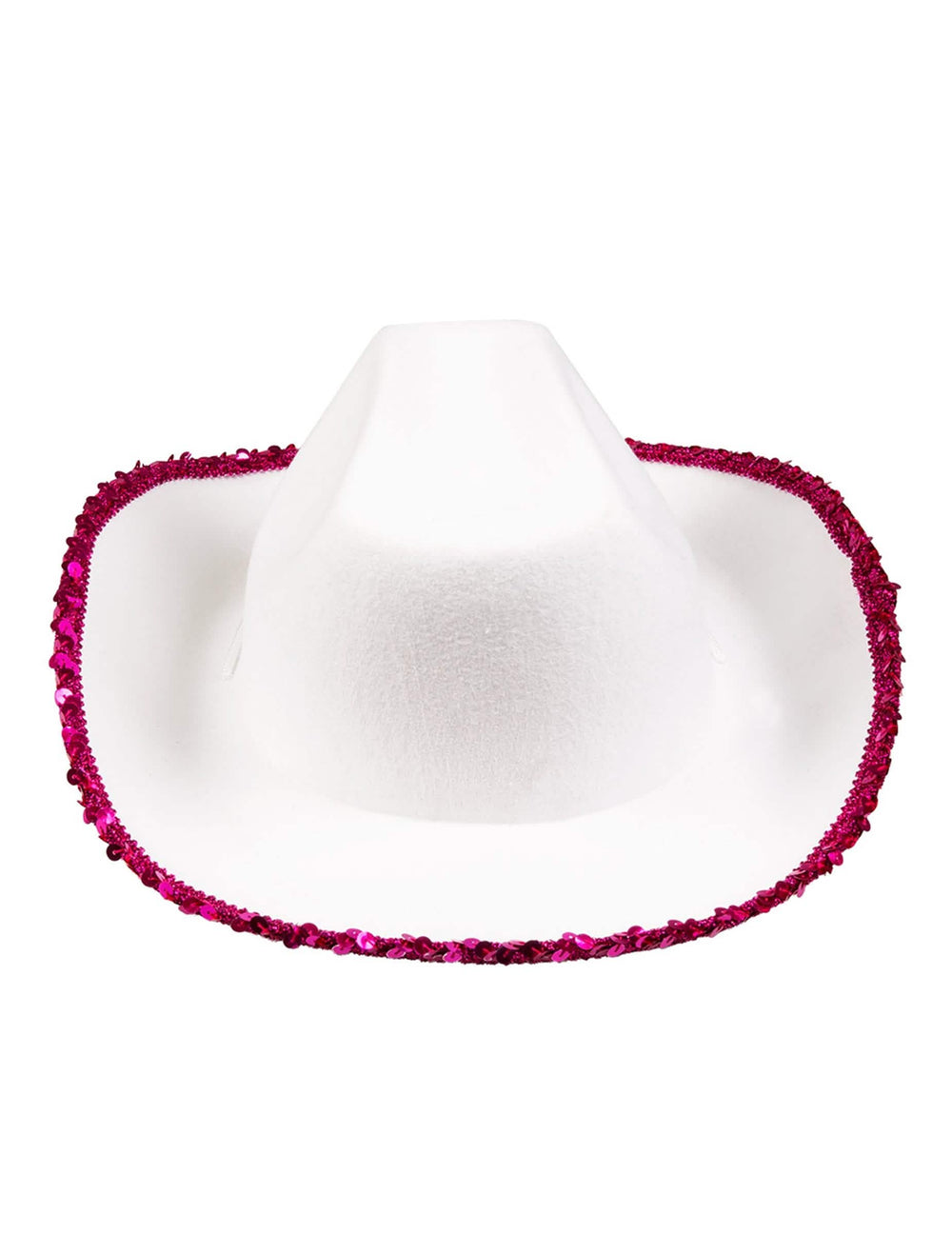 Vue de dessus du chapeau de cowgirl pour femme