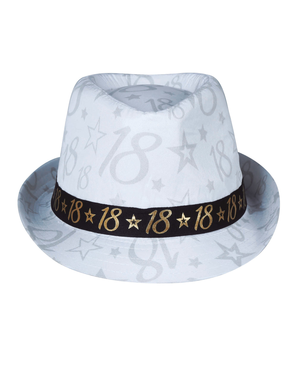 Vue de face du Chapeau de gangster 18 ans