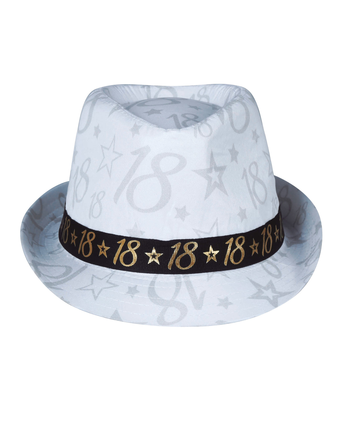 Vue de face du Chapeau de gangster 18 ans