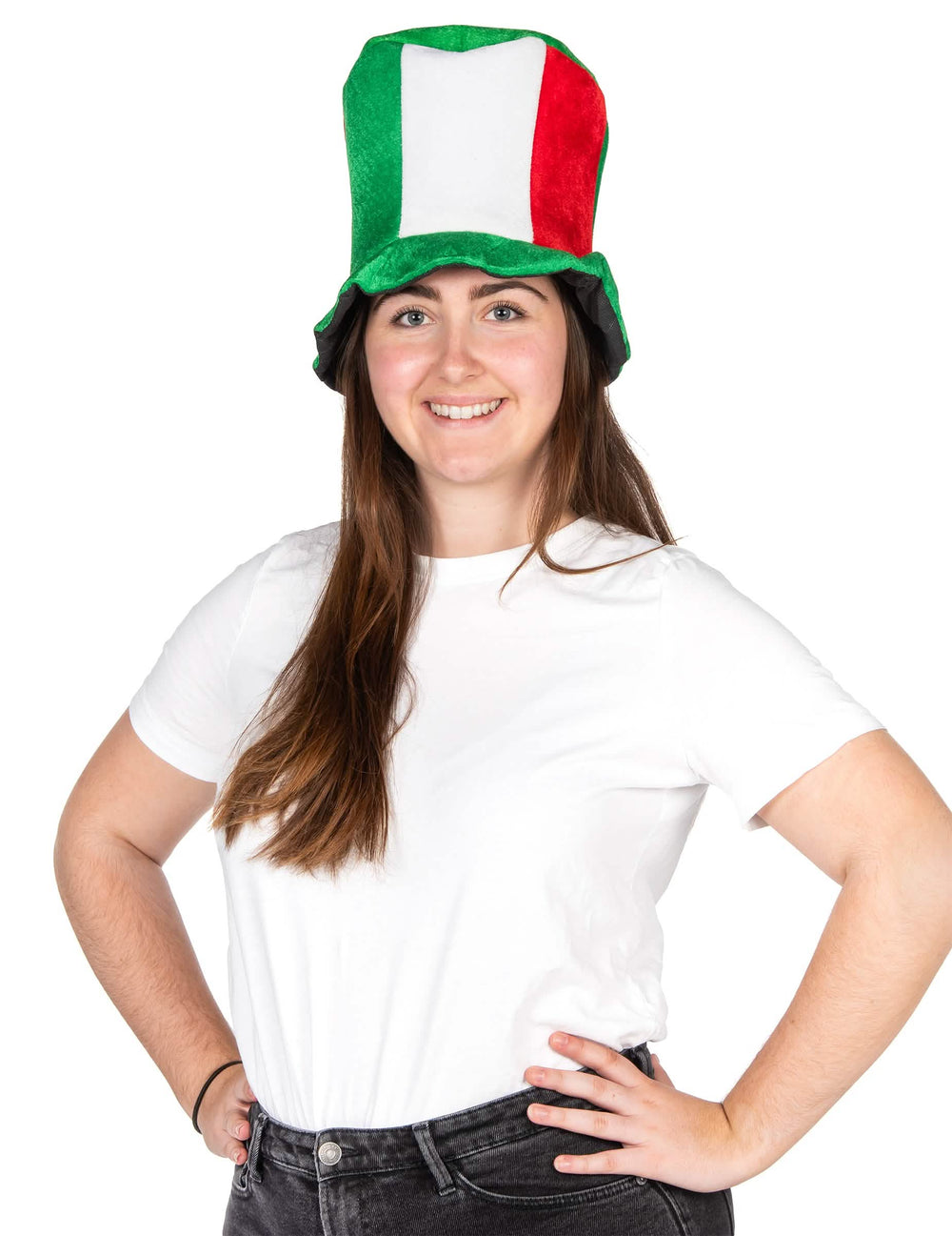 Silinterihattu Italia edestä katsottuna